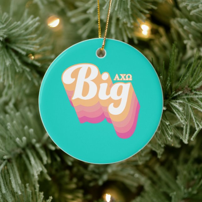 Alpha Chi Omega| Stor Julgransprydnad Keramik (Träd)