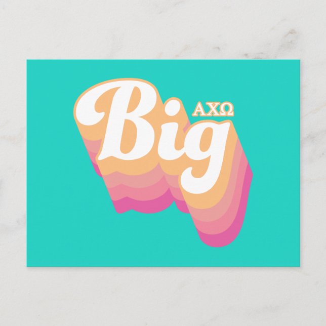 Alpha Chi Omega | Stor syster Vykort (Framsida)