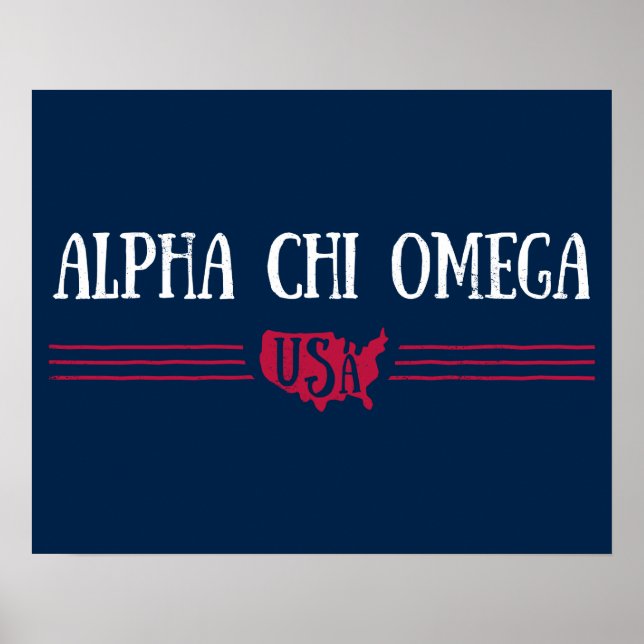 Alpha Chi Omega - USA Poster (Framsidan)