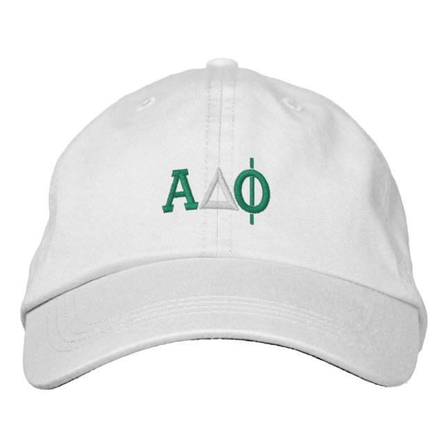 ALPHA DELTA PHI EMBROIDERED BASEBALL CAP BRODERAD KEPS (Framsida)