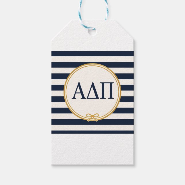 Alpha Delta Pi Presentetikett (Framsidan)