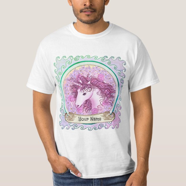 Alpha Enhörning  T Shirt (Framsida)