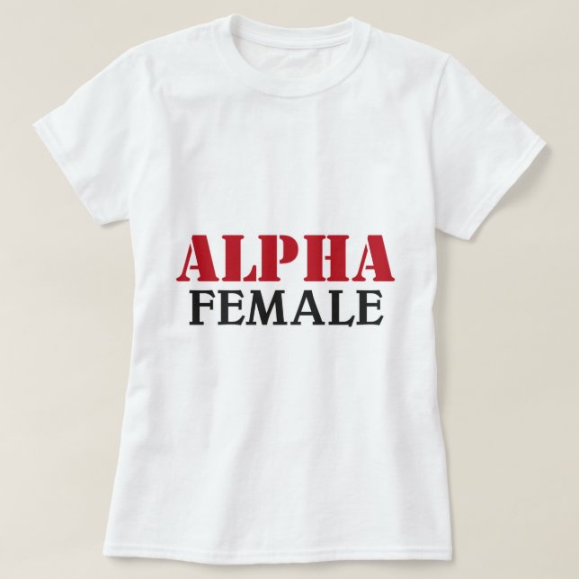 Alpha Female T-shirt (Design framsida)