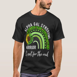 Alpha Gal Syndrom shirts sunflower rainbow awarene T Shirt
