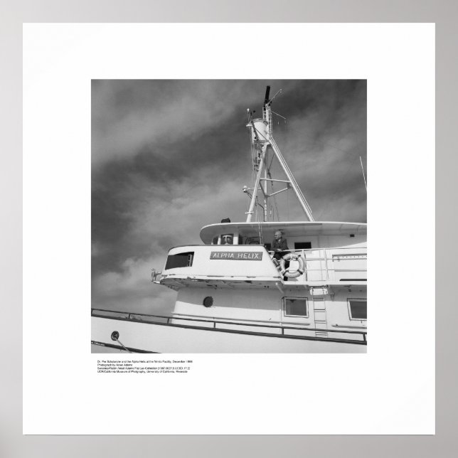 Alpha Helix, december 1966, av Ansel Adams Poster (Framsidan)