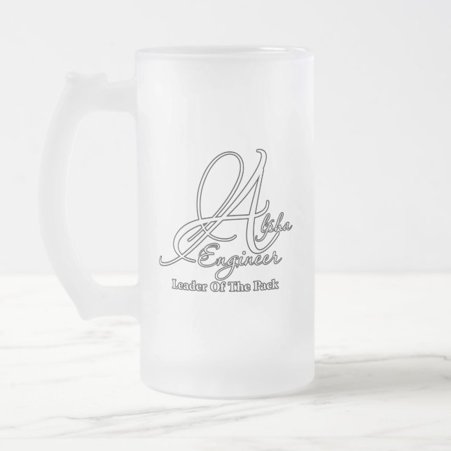 Alpha Ingenjör Frostat Ölglas (Vänster)