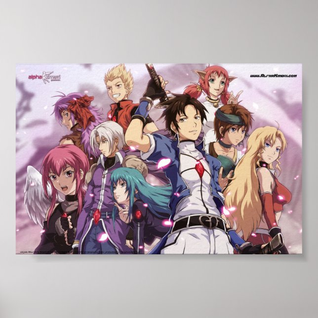 Alpha Kimori-tecken Poster (Framsidan)