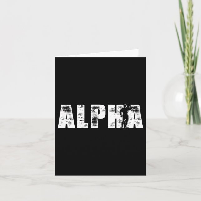 Alpha Male Kort (Framsida)