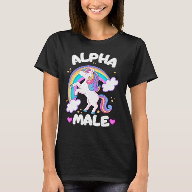 Alpha Male T Shirt (Framsida)