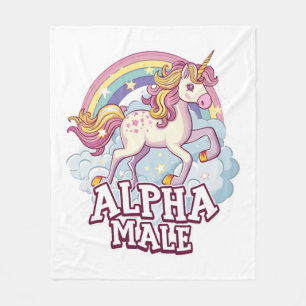 Alpha Male Unicorn Fleecefilt