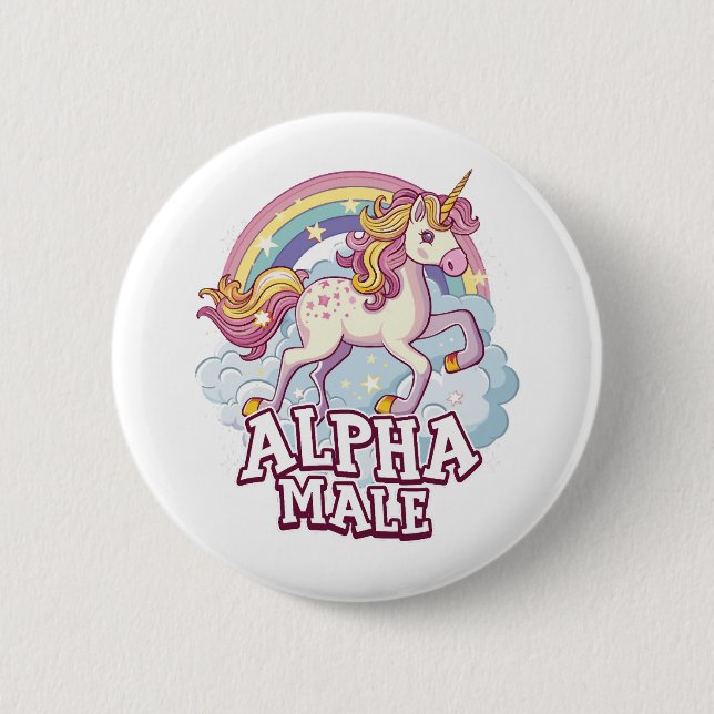 Alpha Male Unicorn Knapp (Framsida)
