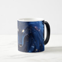 Alpha Neonvarg Glödande Mystisk Andlig Kaffemug