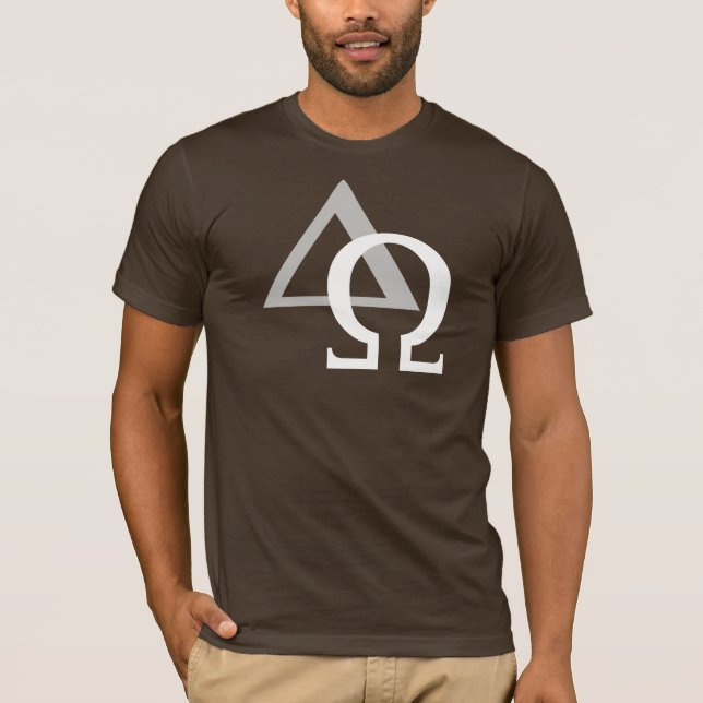 Alpha & Oméga 3 Gris Blanc TRANS PNG Tröja (Framsida)