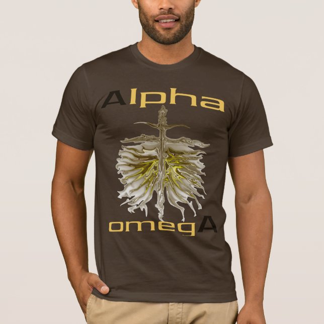 "Alpha omegA" av Michael Crozz Tröja (Framsida)