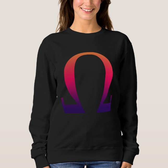 Alpha Omega Letter Greek Alphabet T Shirt (Framsida)