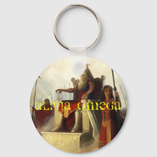 ALPHA OMEGA NYCKELRING