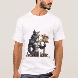 Alpha Pappa - Lustigt Varg Pack Leader T-Shirt
