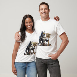 Alpha Pappa - Lustigt Varg Pack Leader T-Shirt