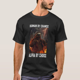 Alpha Seng Cringe Meme Rolig Cringy Djur T Shirt