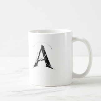 Alpha Shadow A – Mörk bokstav A kopp