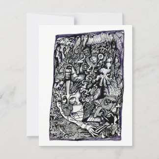 Alpha Warrior, av Brian Benson-plattkortet