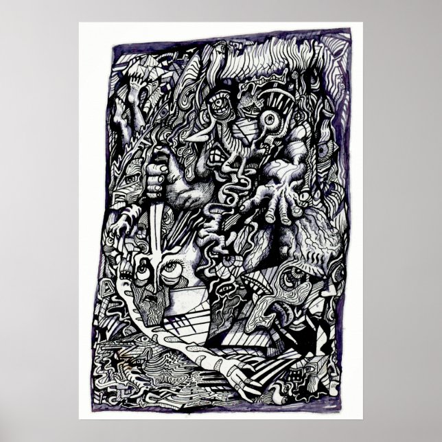 Alpha Warrior, av Brian Benson Poster (Framsidan)