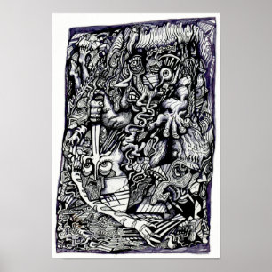 Alpha Warrior, av Brian Benson Poster