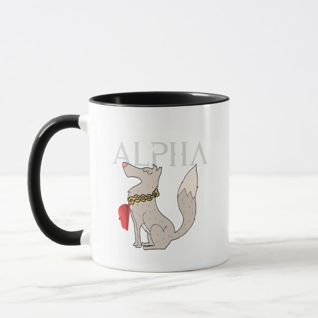 Alpha Wolf Mugg (Vänster)
