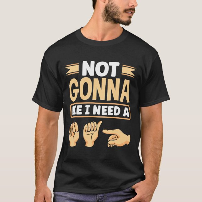 Alphabet American Sjunga Language Asl Lärare I beh T Shirt (Framsida)