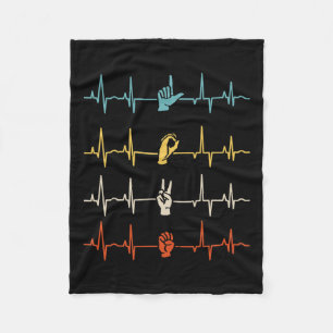 Alphabet American Sjunga Language Asl Teacher Hear Fleecefilt
