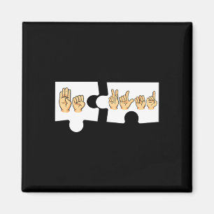 Alphabet American Sjunga Language Asl Teacher ska Magnet