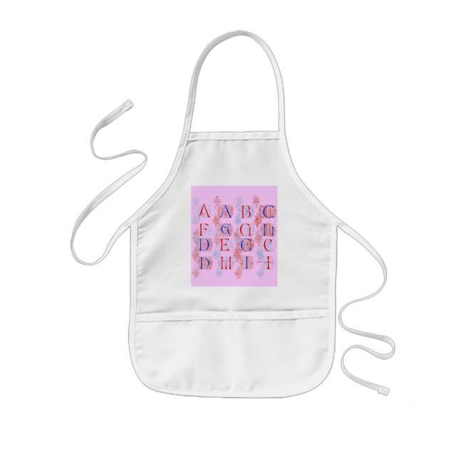 Alphabet Apron Barnförkläde (Framsidan)