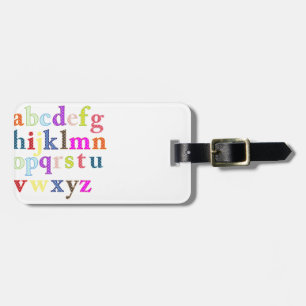 Alphabet Bagagebricka