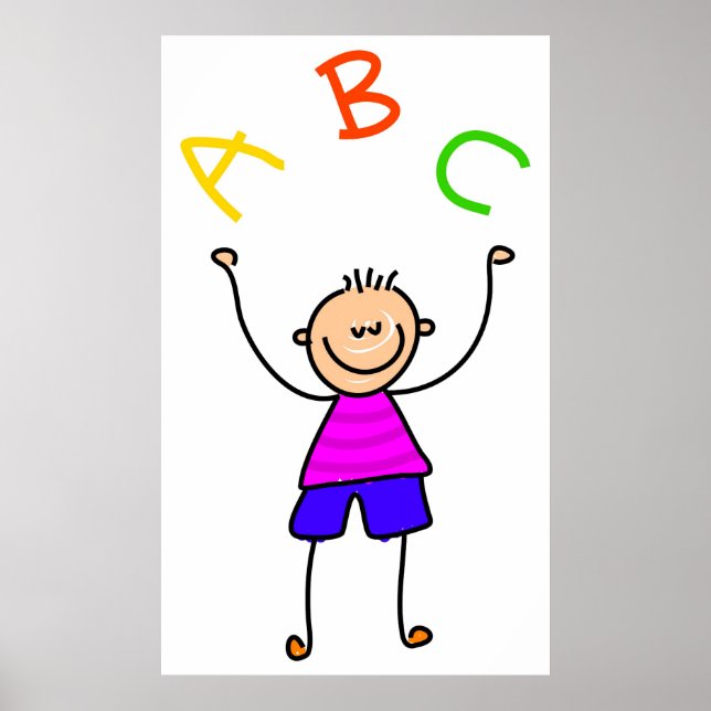 Alphabet Boy Poster (Framsidan)