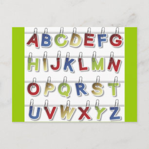 Alphabet Brev (4) Vykort