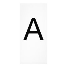 Alphabet Brev A Learning-kort