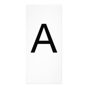 Alphabet Brev A Learning-kort Reklamkort
