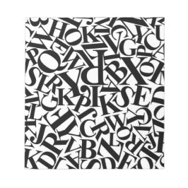 Alphabet Brev Anteckningsblock