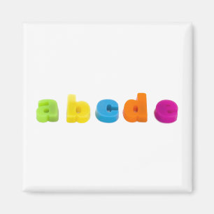 Alphabet brev kylmagnet magnet