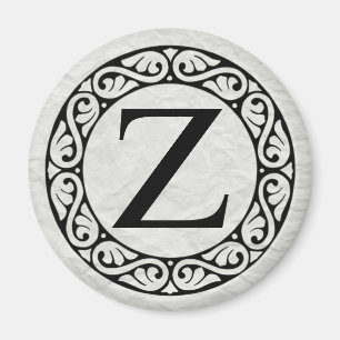 Alphabet Brev Zeta Magnet