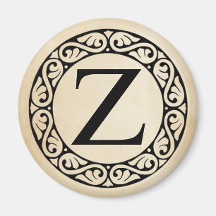 Alphabet Brev Zeta Magnet