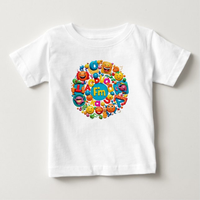"Alphabet Carousel" T Shirt (Framsida)