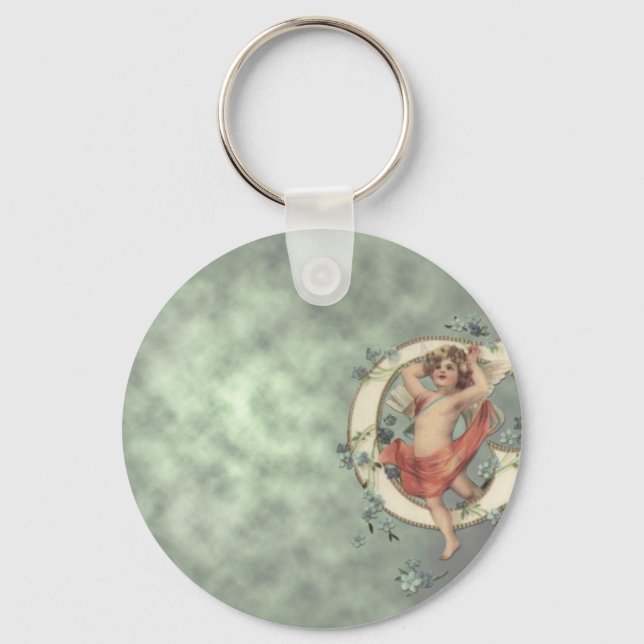 Alphabet Cherub Nyckelring (Framsida)