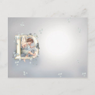 Alphabet Cherub Vykort