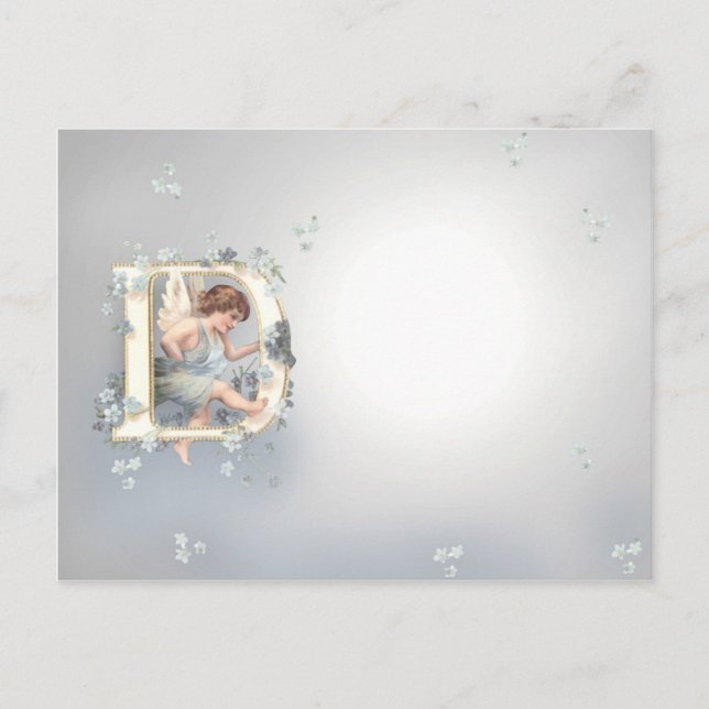 Alphabet Cherub Vykort (Framsida)