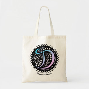 Alphabet D Monogram Handwriter Tygkasse