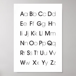 Alphabet Education Poster