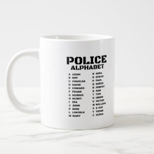 Alphabet från Adam till Zebra Jumbo Mugg