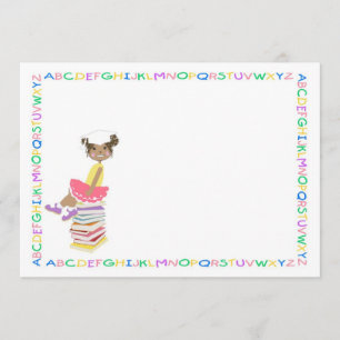 Alphabet Gräns Kindergarten eller Preschool Gradua Meddelande