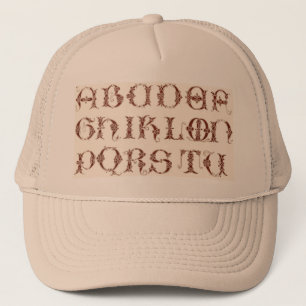 Alphabet Hat Keps